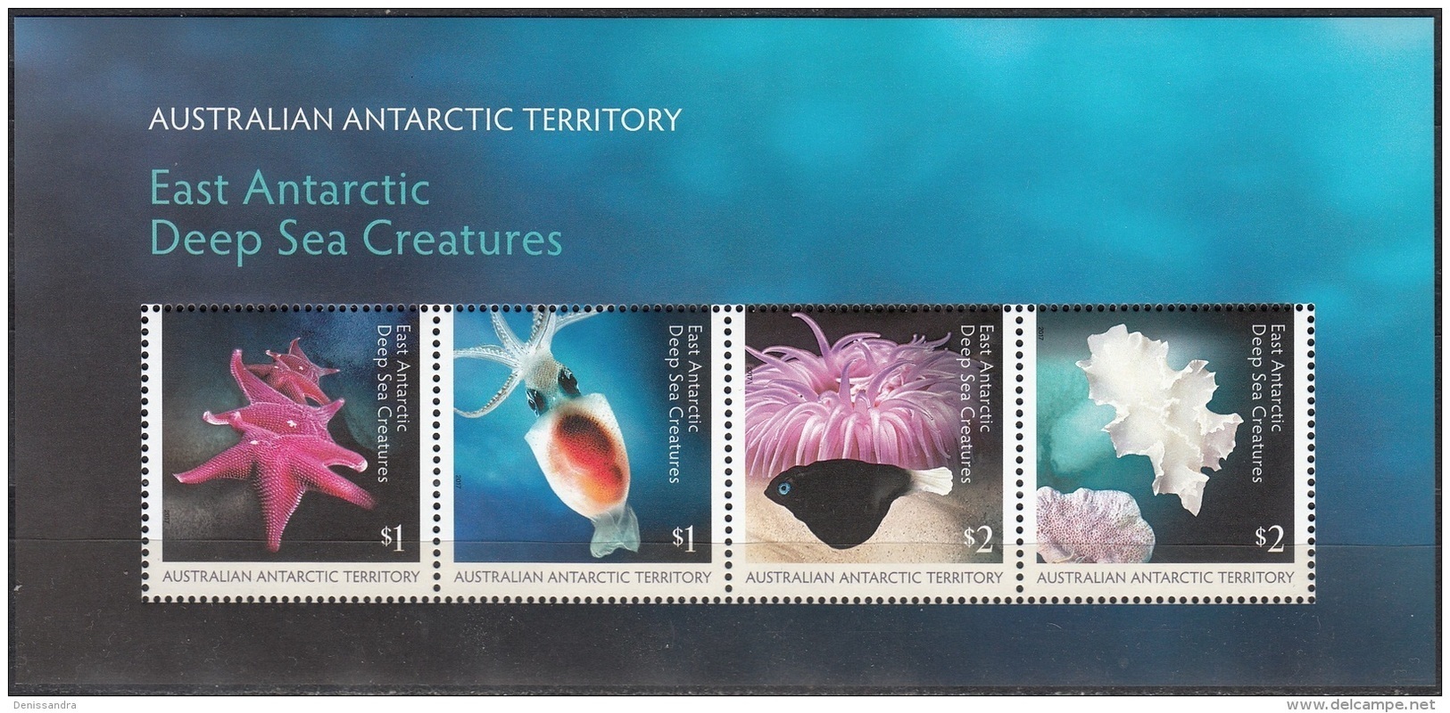 Australian Antarctic Territory 2017 Bloc Feuillet Vie Marine Neuf ** - Unused Stamps