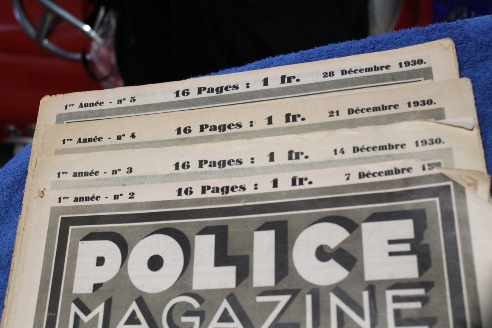 Les 4 Premiers Numéro De POLICE MAGAZINE 1930 - Police & Gendarmerie