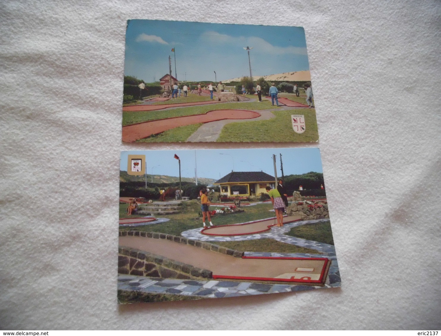 LOT DE 2 CARTES GOLF MINIATURE ... - Bredene