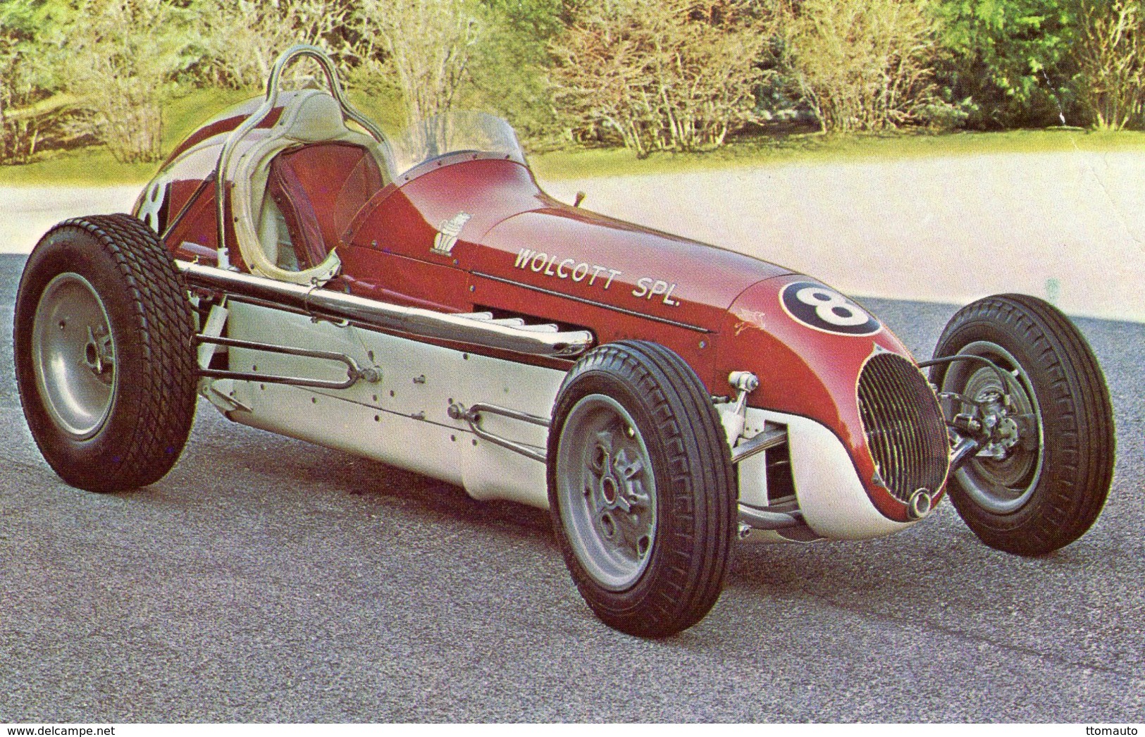 Walcott Special Race Car Indianapolis  -  1954  -  Carte Postale - IndyCar