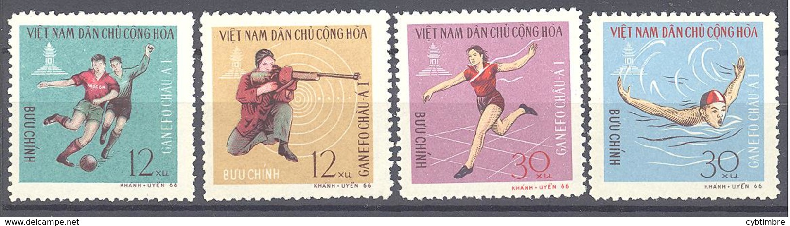 Viet Nam Du Nord: Yvert N° 521/524 - Viêt-Nam