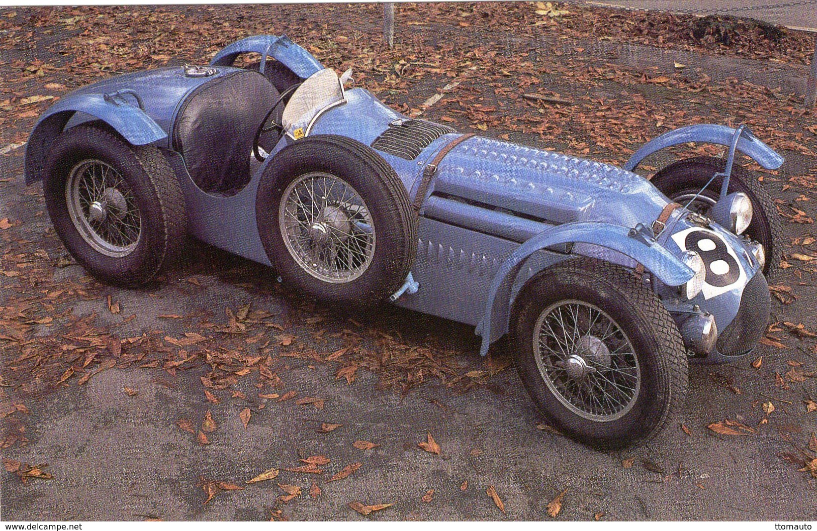 Talbot-Lago Le Mans Race Car  -  1950  -  Carte Postale - IndyCar