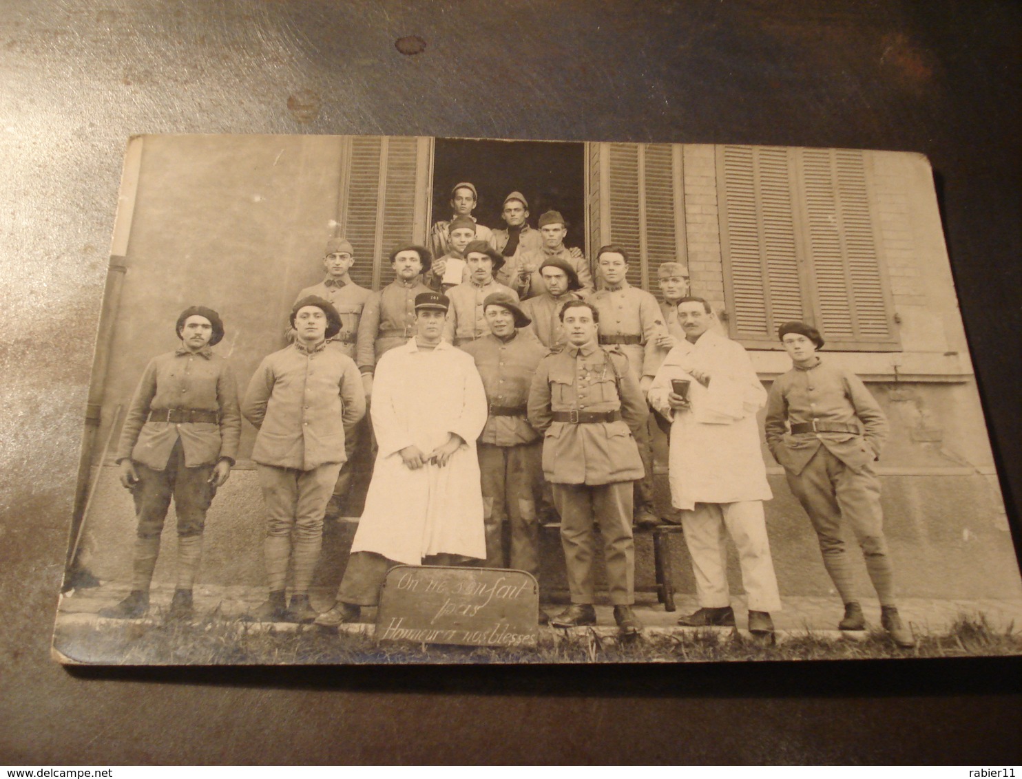 ON NE S EN FAIT PAS HONNEUR A NOS BLESSES CARTE PHOTO - Weltkrieg 1914-18