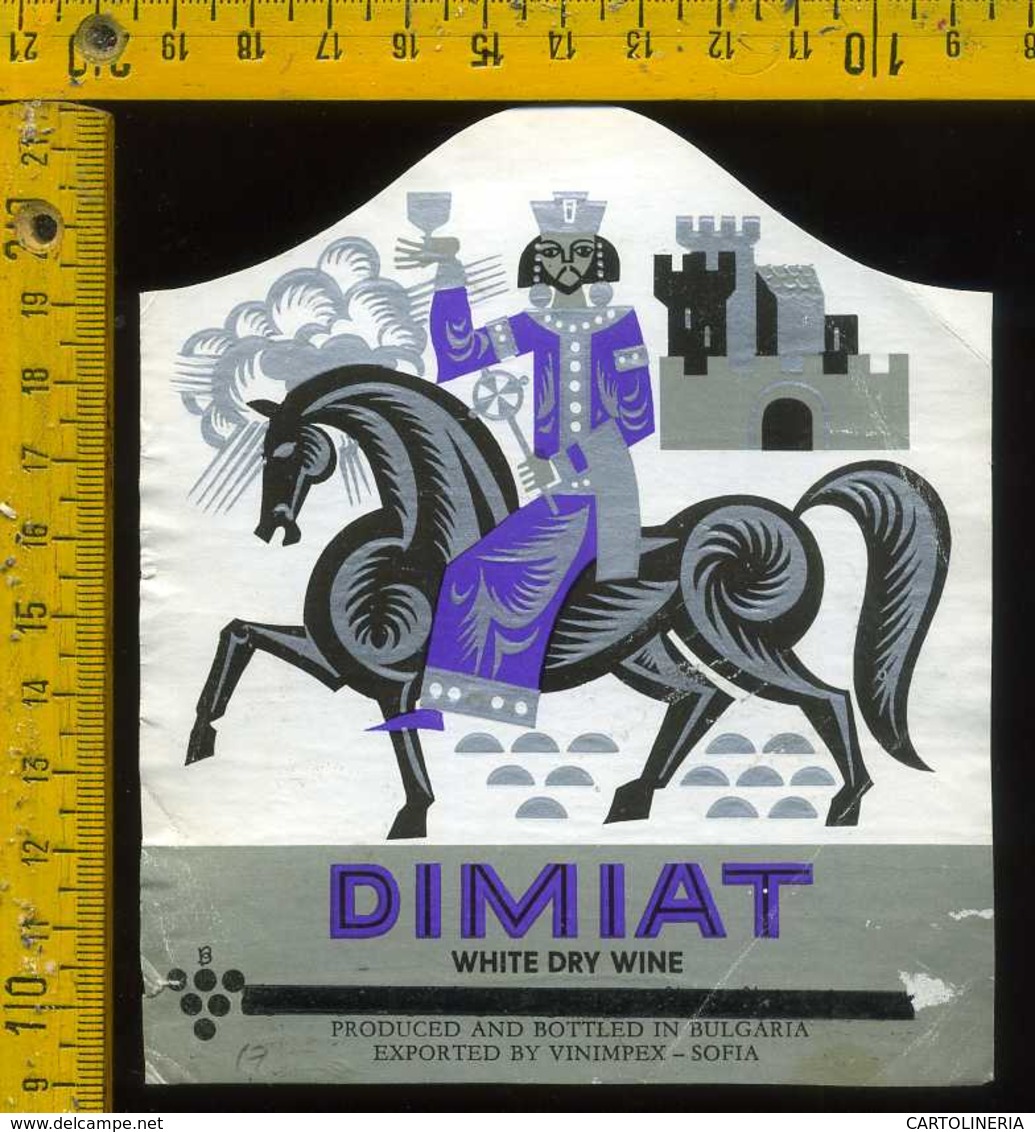 Etichetta Vino Liquore Dimiat - Bulgaria - Altri & Non Classificati