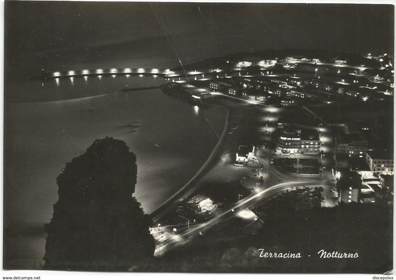 W1504 Terracina (Latina) - Panorama Notturno - Notte Nuit Night Nacht Noche / Viaggiata - Altri & Non Classificati