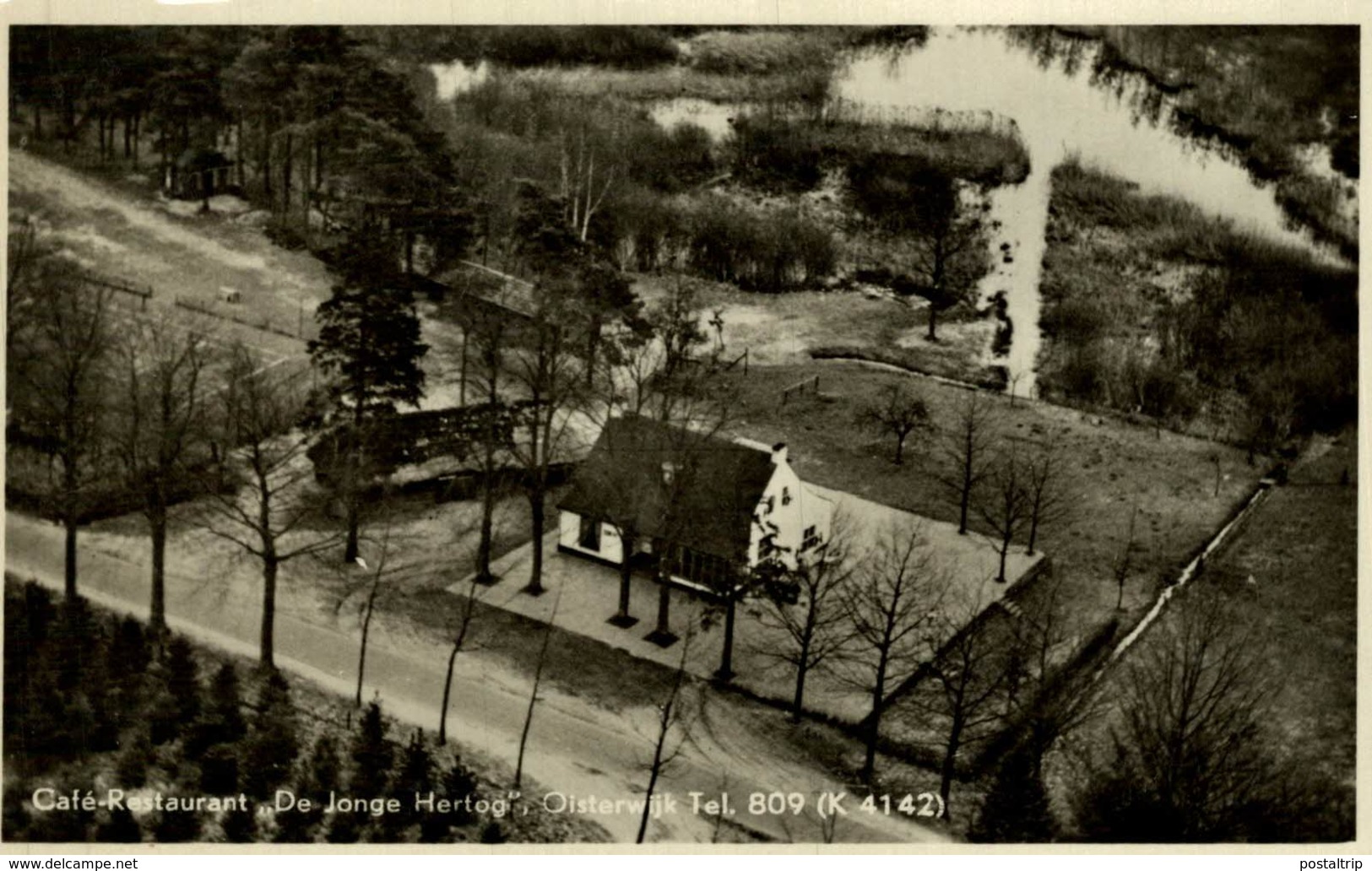 ECHTE FOTO Oisterwijk, Cafe-Restaurant "De Jonge Hertog" - Andere & Zonder Classificatie