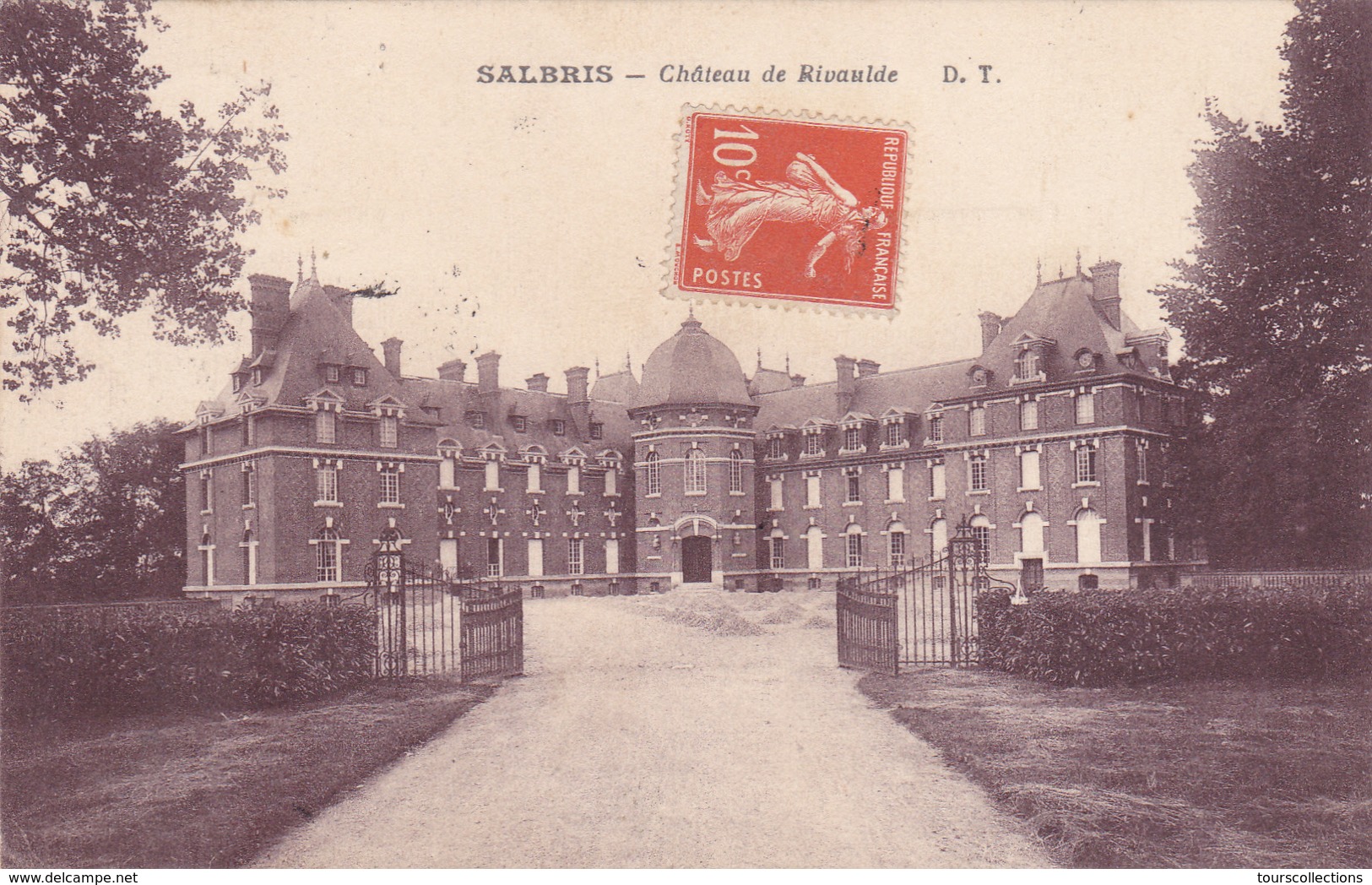 CPA 41 @ SALBRIS - Château De Rivaulde En 1914 @ Edition D.T - Salbris