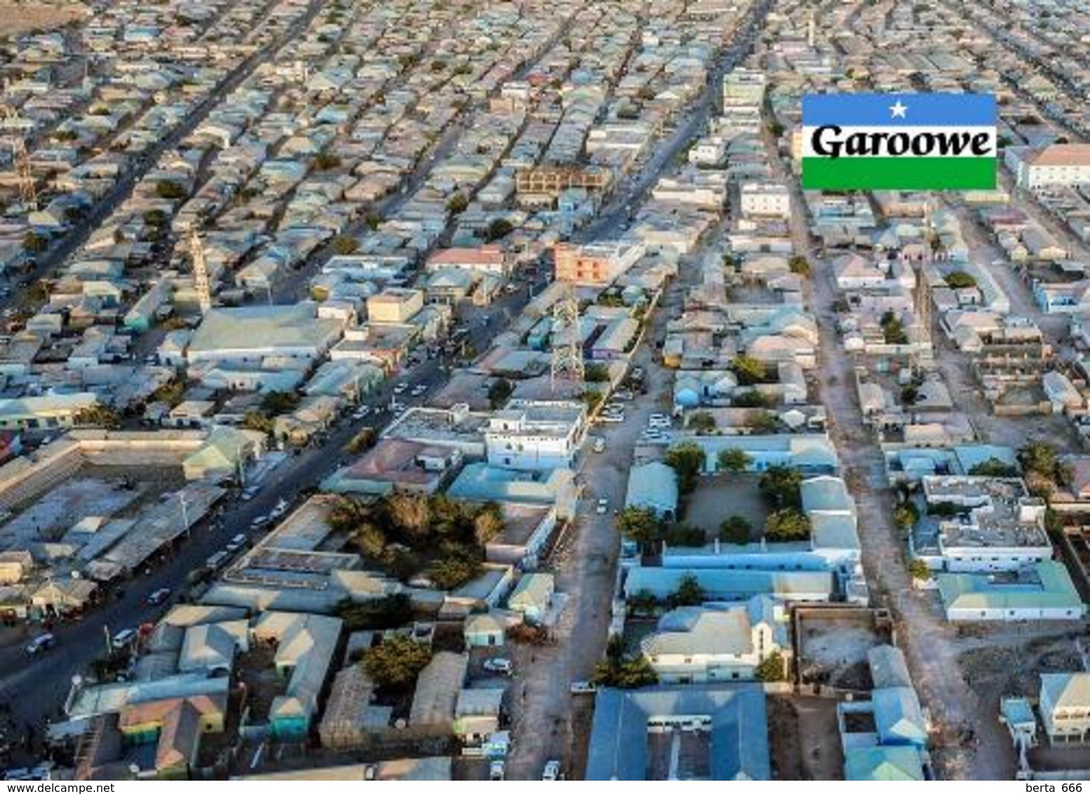 Somalia Puntland Garowe Aerial View New Postcard - Somalie