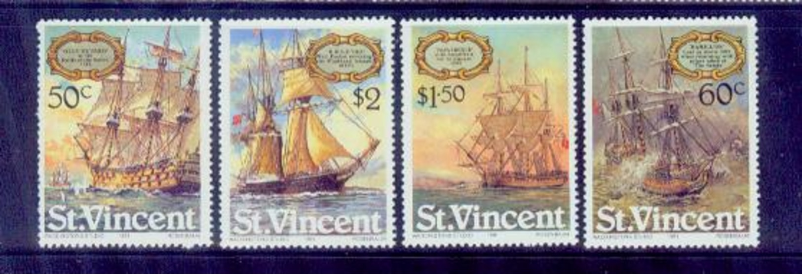 St.vincent / Ancient Ships /very Nice - Barche