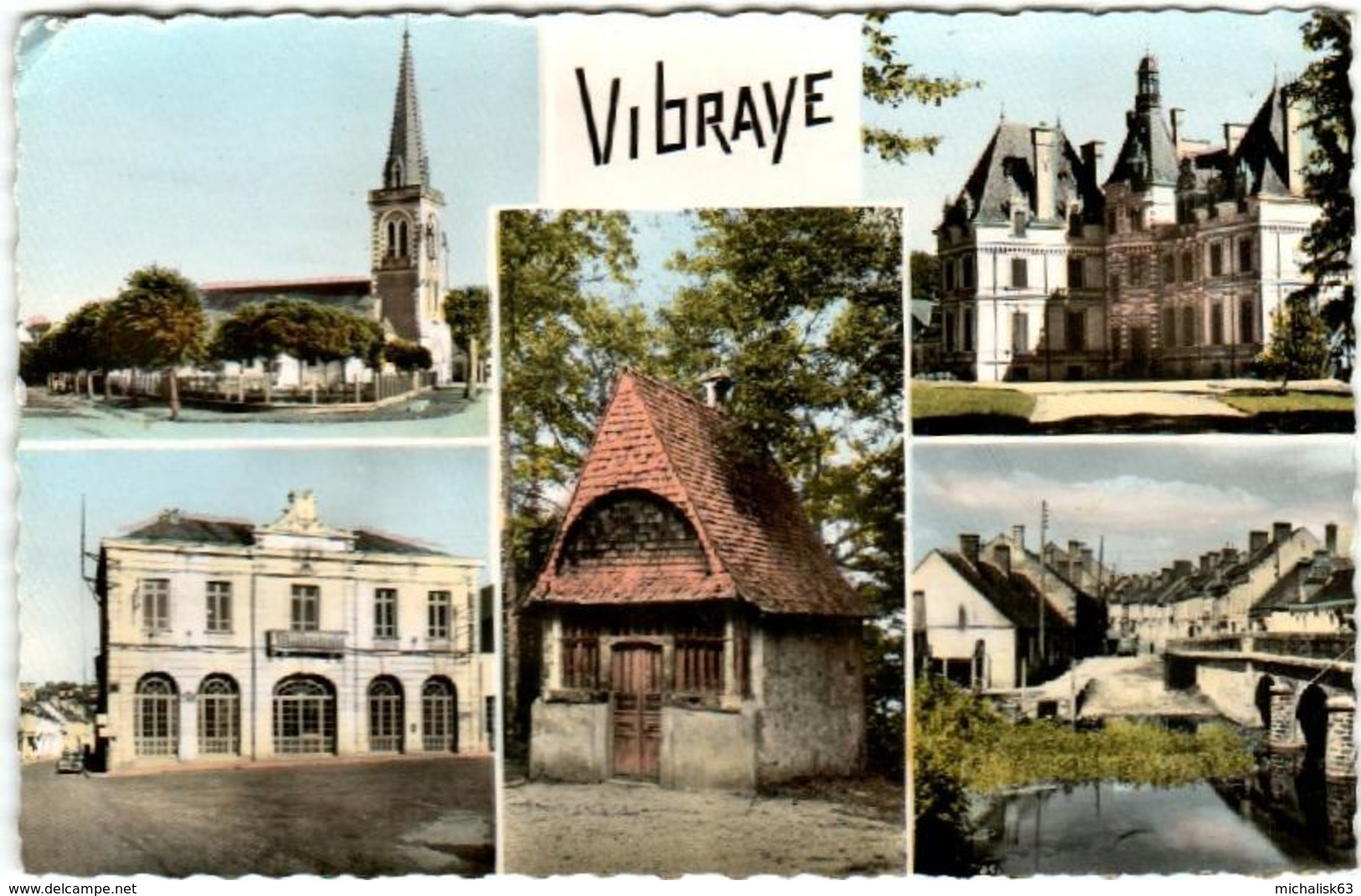 31pa 519 VIBRAYE - SOUVENIR - Vibraye