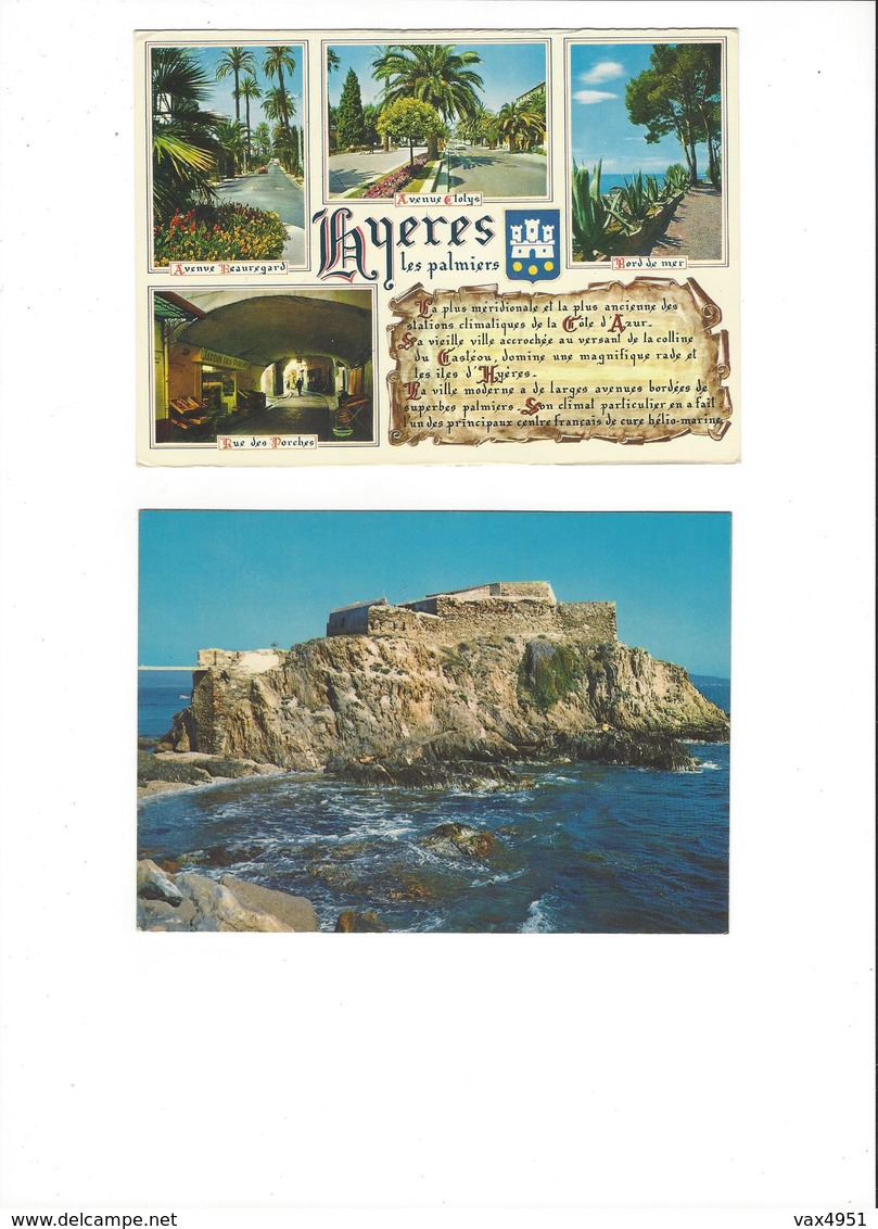 HYERE LES PALMIERS    LOT DE 5 CARTES  ****  A   SAISIR  **** - Hyeres