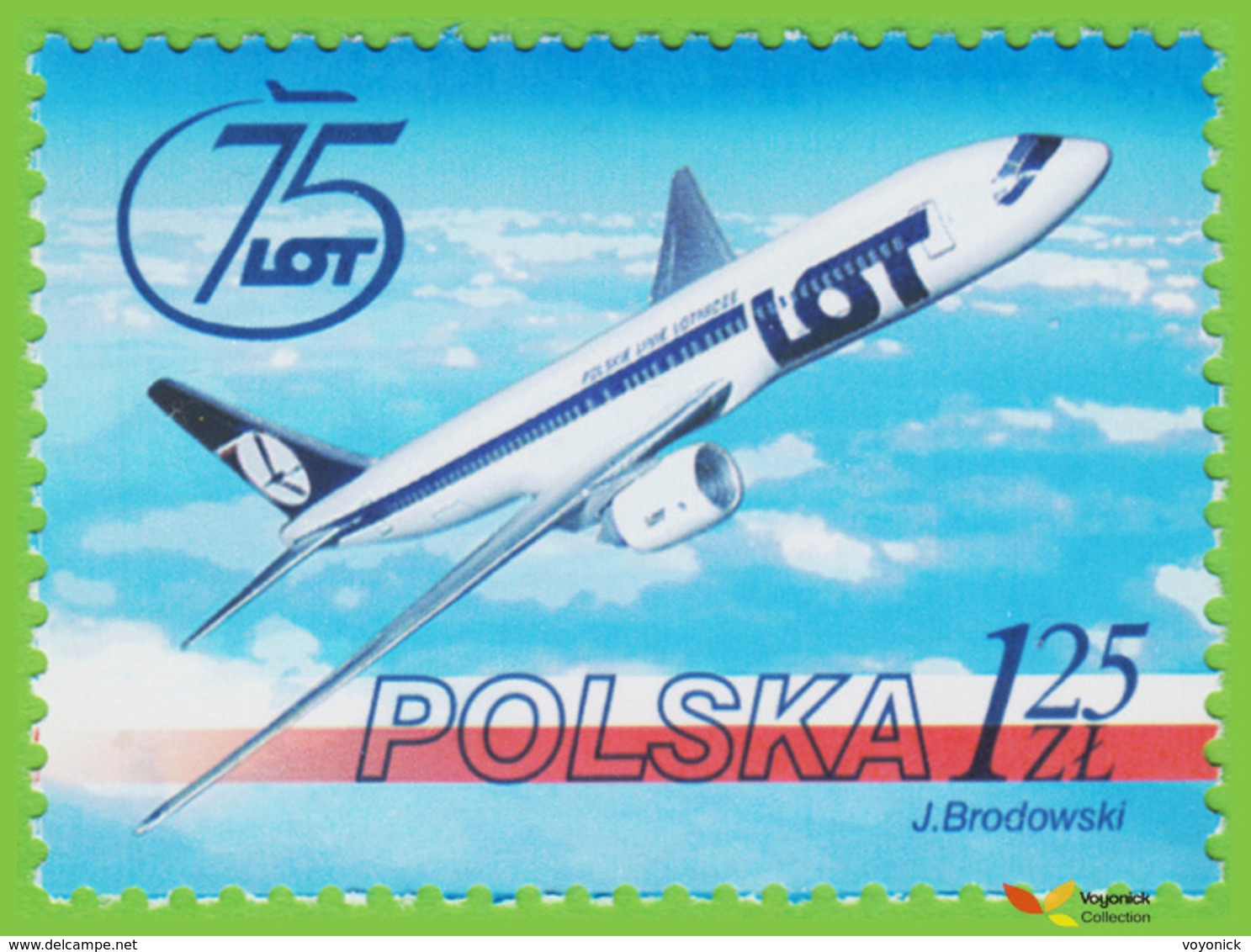 Voyo POLAND POLISH AIRLINES LOT Airplane Aviation 2004 Mi#4094  ** MINT - Ungebraucht