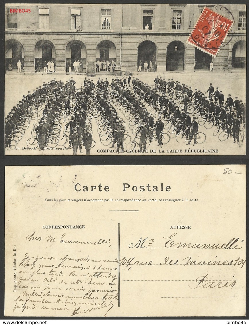 C.P.A.-- FRANCE-- -COMPAGNIE CYCLISTE  DE LA GARDE  REPUBLICAINE-- - Sonstige & Ohne Zuordnung