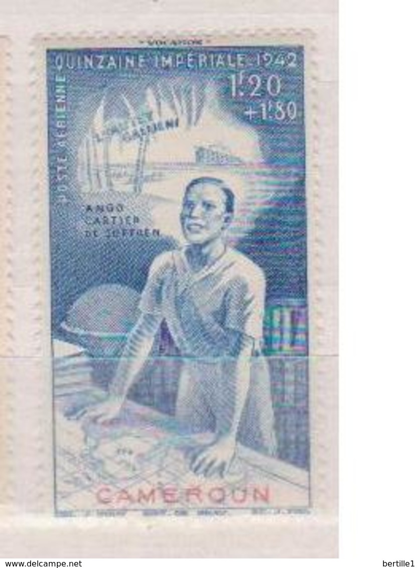 CAMEROUN           N°  YVERT  :  PA 21  NEUF AVEC  CHARNIERES      ( Ch 1/29  ) - Airmail