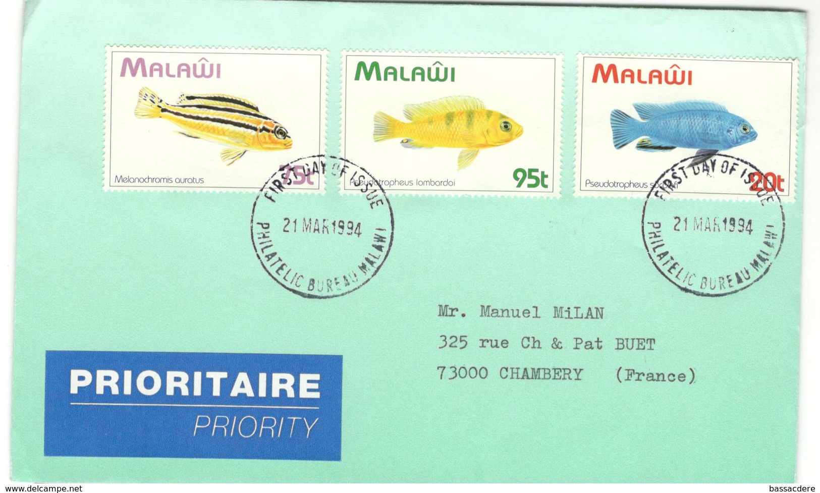 14531 - POISSONS - Malawi (1964-...)