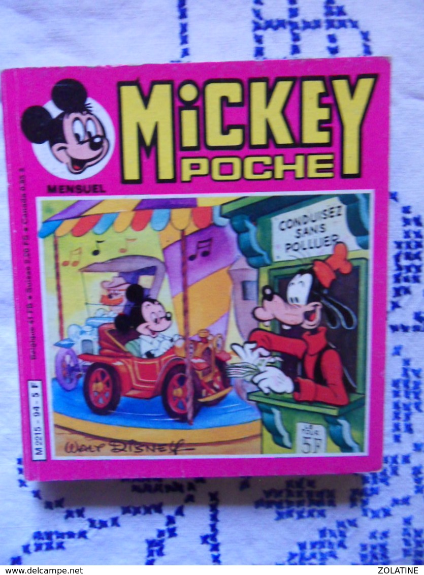 MICKEY POCHE N°94 DE FEVRIER 1982 - Autres & Non Classés
