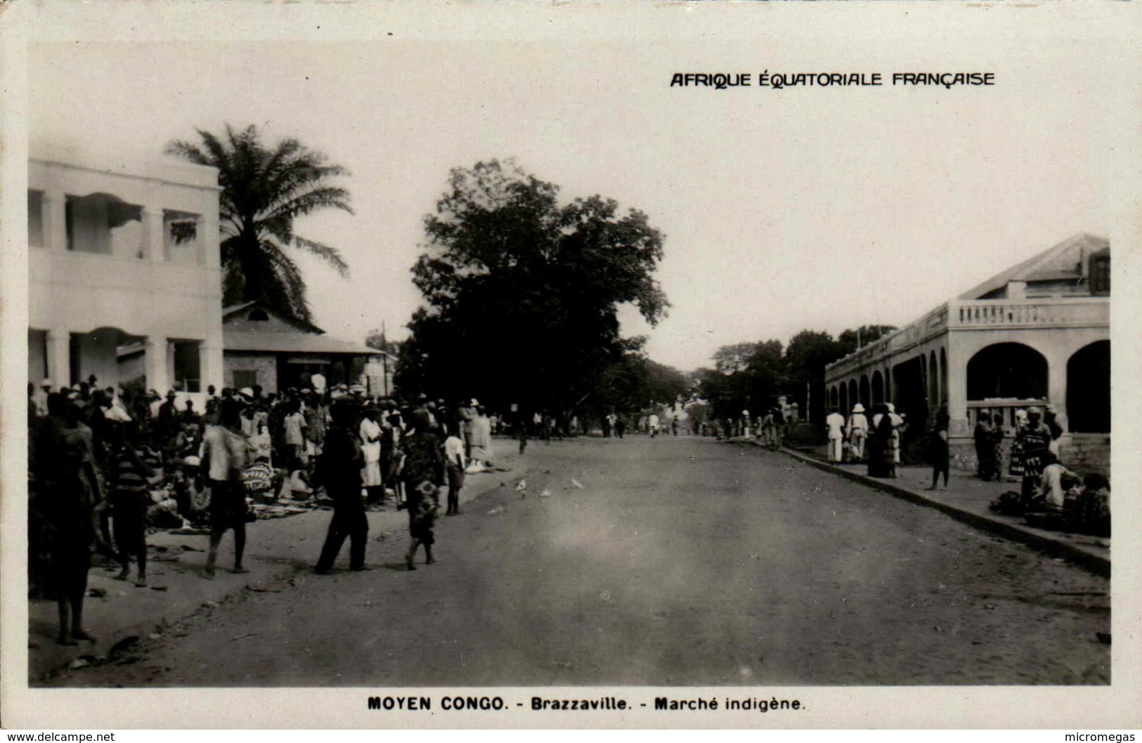 MOYEN CONGO - Brazzaville - Marché Indigène - Brazzaville