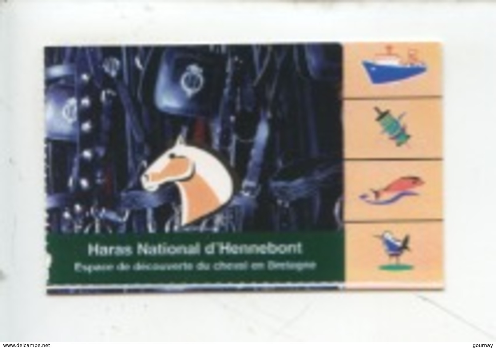 Ticket : Haras National D'Hennebont (2002) - Tickets D'entrée