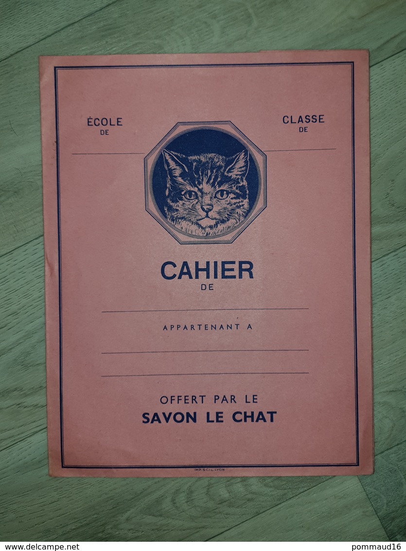 Protège-cahier Offert Par Le Savon Le Chat - Protège-cahiers