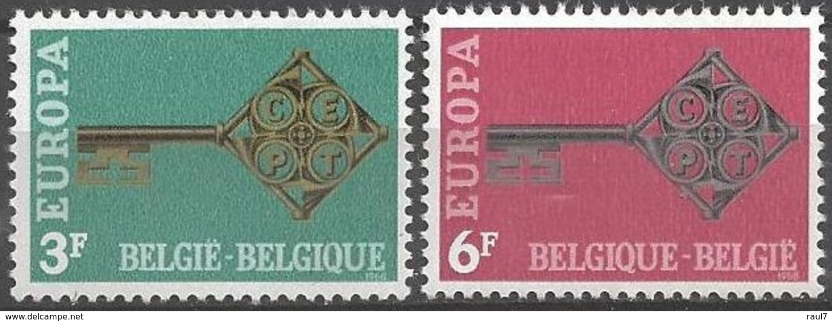 EUROPA - CEPT 1968 - Belgique - 2 Val Neufs // Mnh - 1968