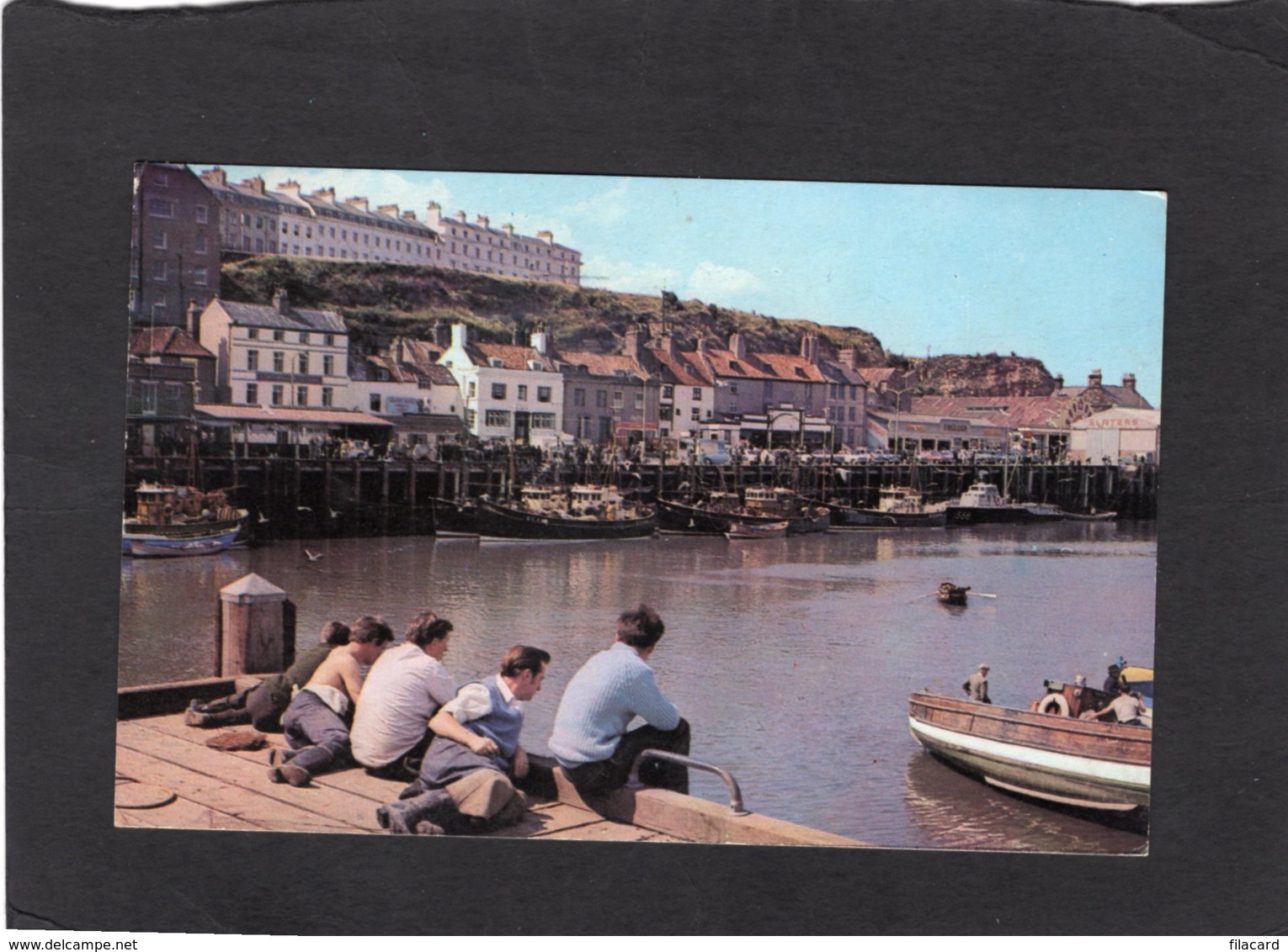 84398    Regno  Unito,     50 Harbour & West Cliff,  Whitby,  VG  1965 - Whitby