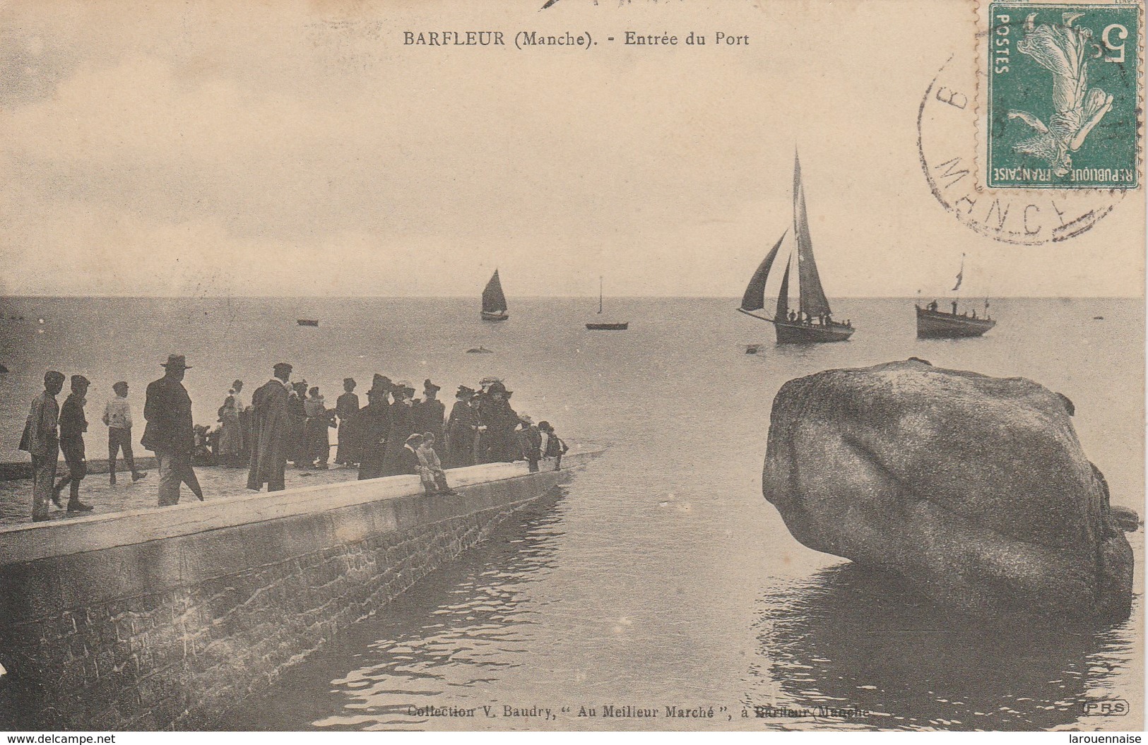 50 - BARFLEUR - Entrée Du Port - Barfleur