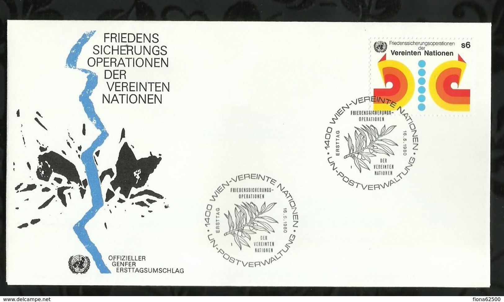 NATIONS-UNIES . FDC . 16 MAI 1980  . WIEN . - FDC