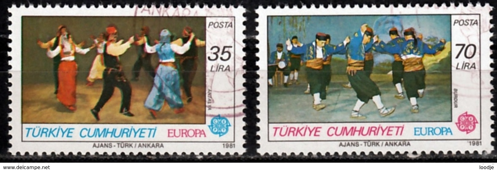 Turkije   Europa Cept 1981 Gestempeld  Fine Used - Gebruikt