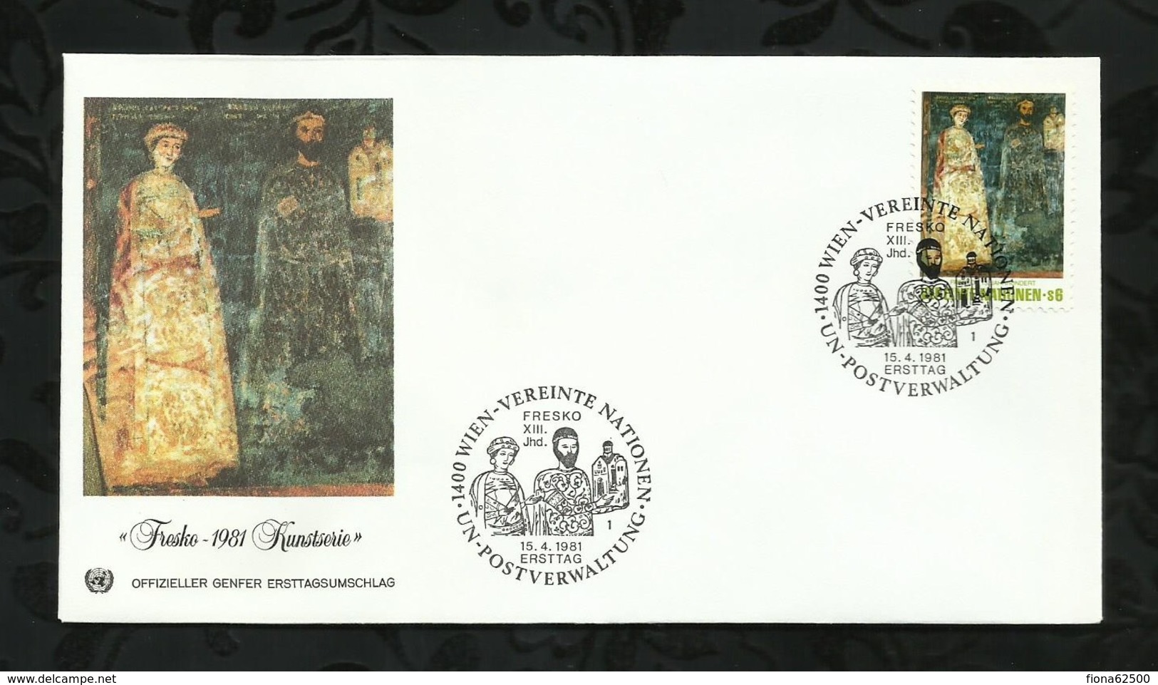 NATIONS-UNIES . FDC . 15 AVRIL 1981  . WIEN . - FDC