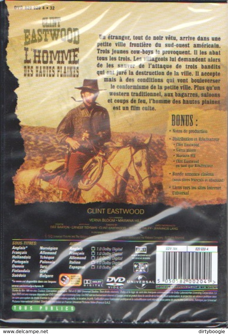 L'HOMME DES HAUTES PLAINES - Clint EASTWOOD - Western / Cowboy