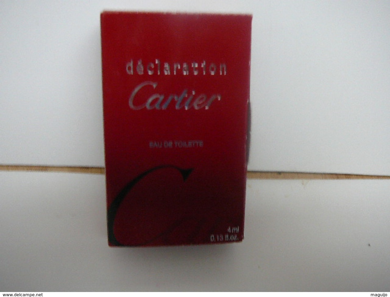 CARTIER :" DECLARATION" MINI EDT 4 ML LIRE ET VOIR !! - Miniaturen Herrendüfte (mit Verpackung)