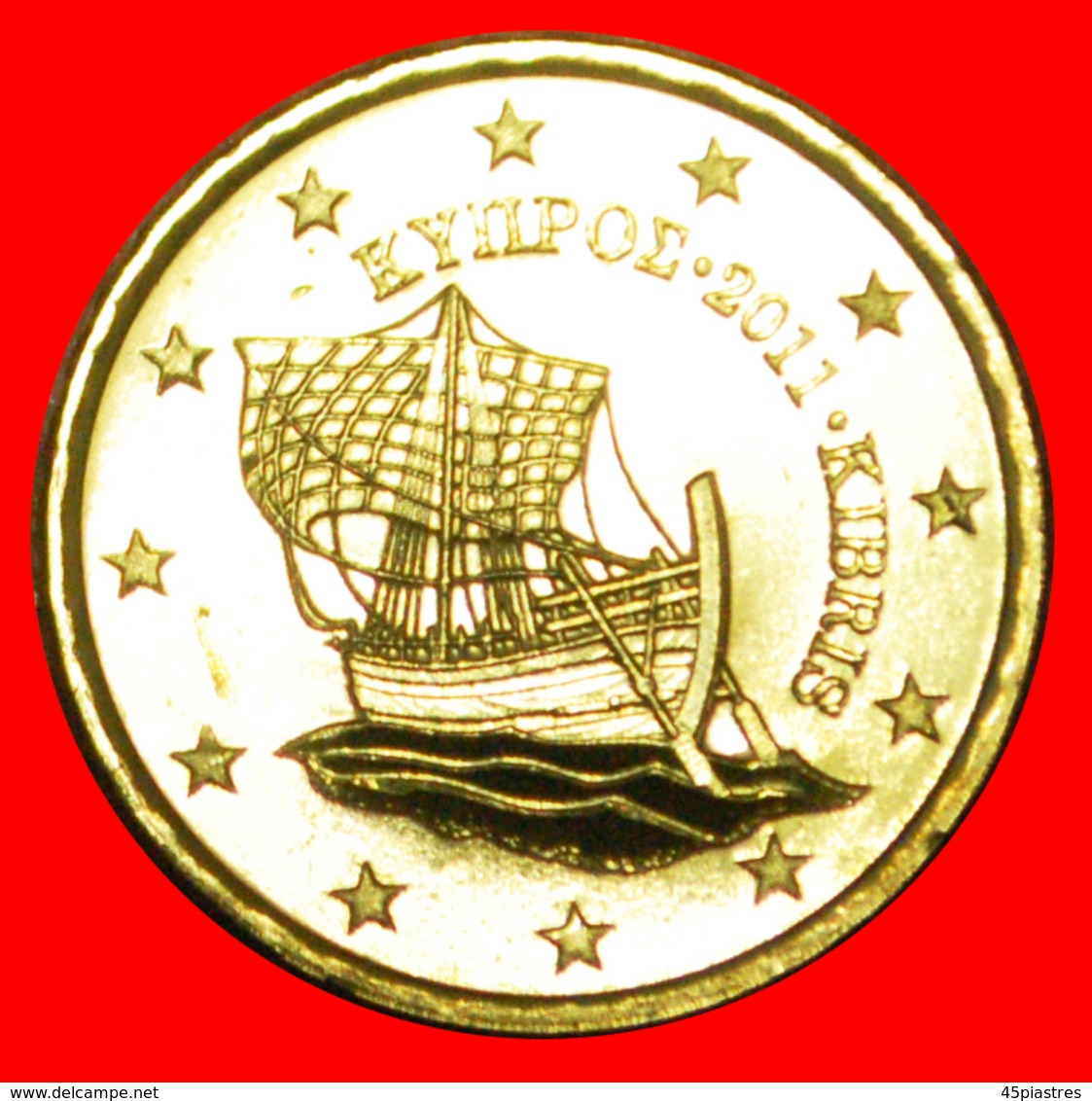 # GREECE: CYPRUS ★ 10 CENT 2011 UNC UNCOMMON! LOW START ★ NO RESERVE! - Chypre