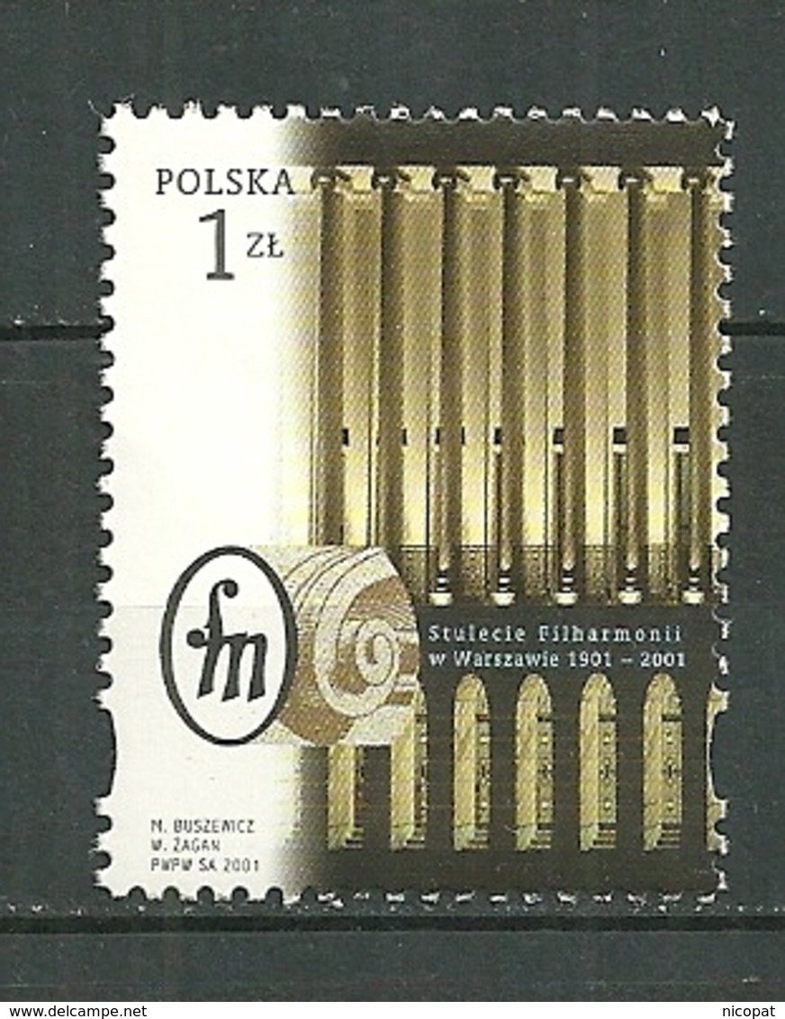 POLAND MNH ** 3696 Musique Centenaire De La Philarmonie De Varsovie - Neufs