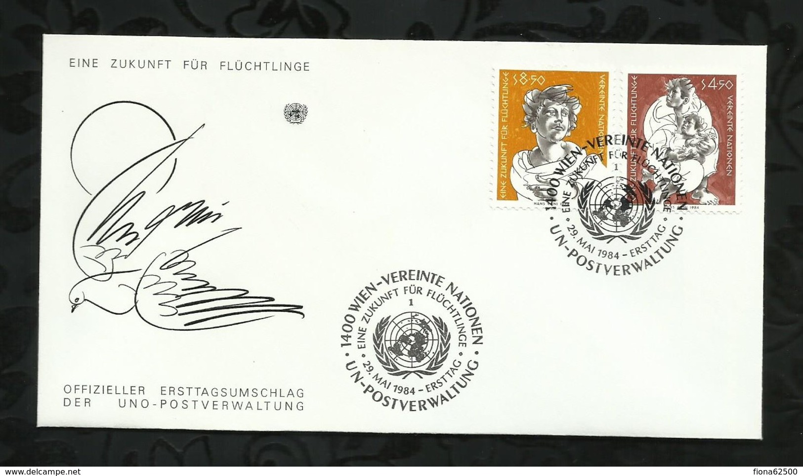 NATIONS-UNIES . FDC . 29 MAI 1984  . WIEN . - FDC