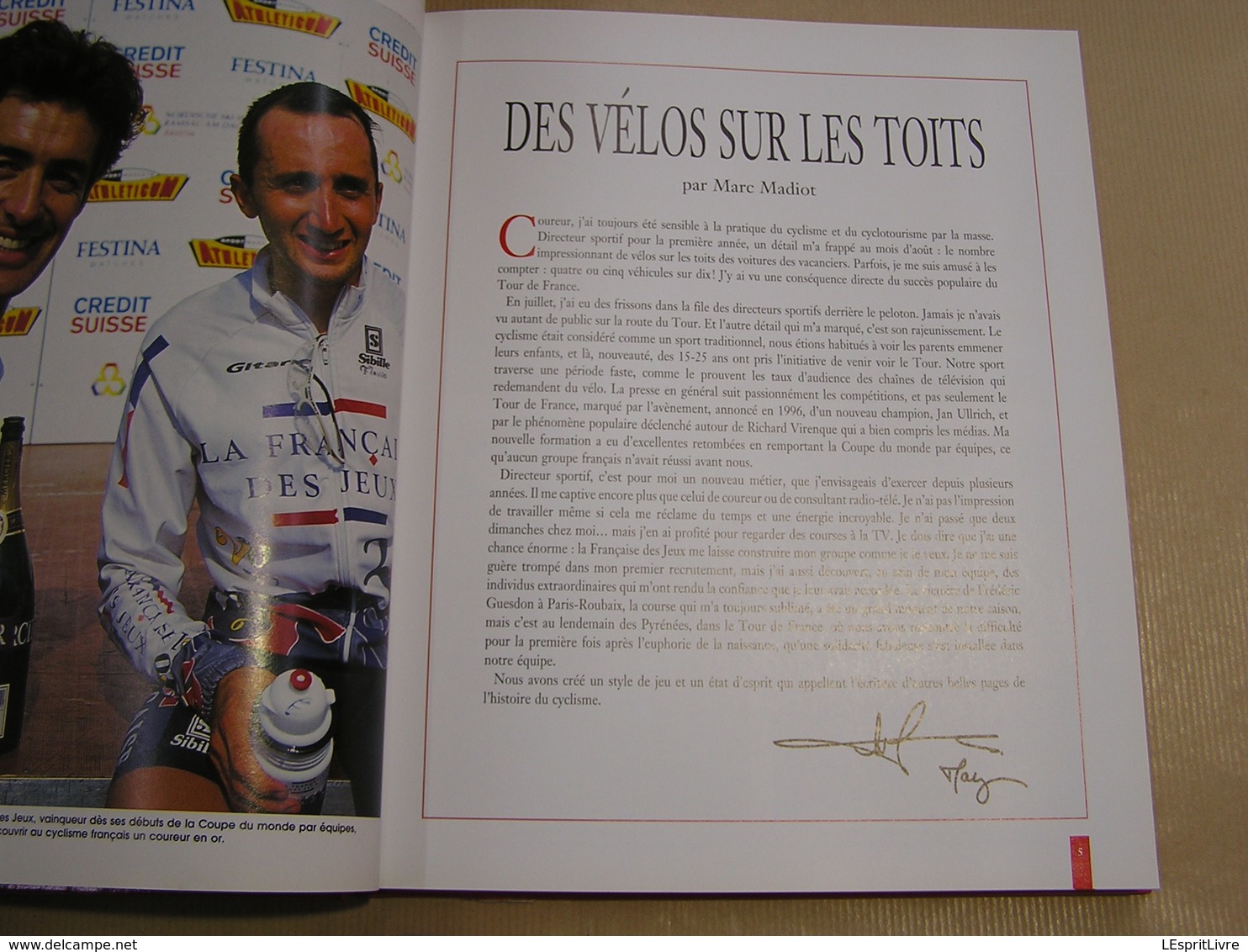 LE LIVRE D'OR DU CYCLISME 1997 Course Cycliste Coureur Sprint Palmarès Résultats Classiques Tour Italie France Flandres - Sport