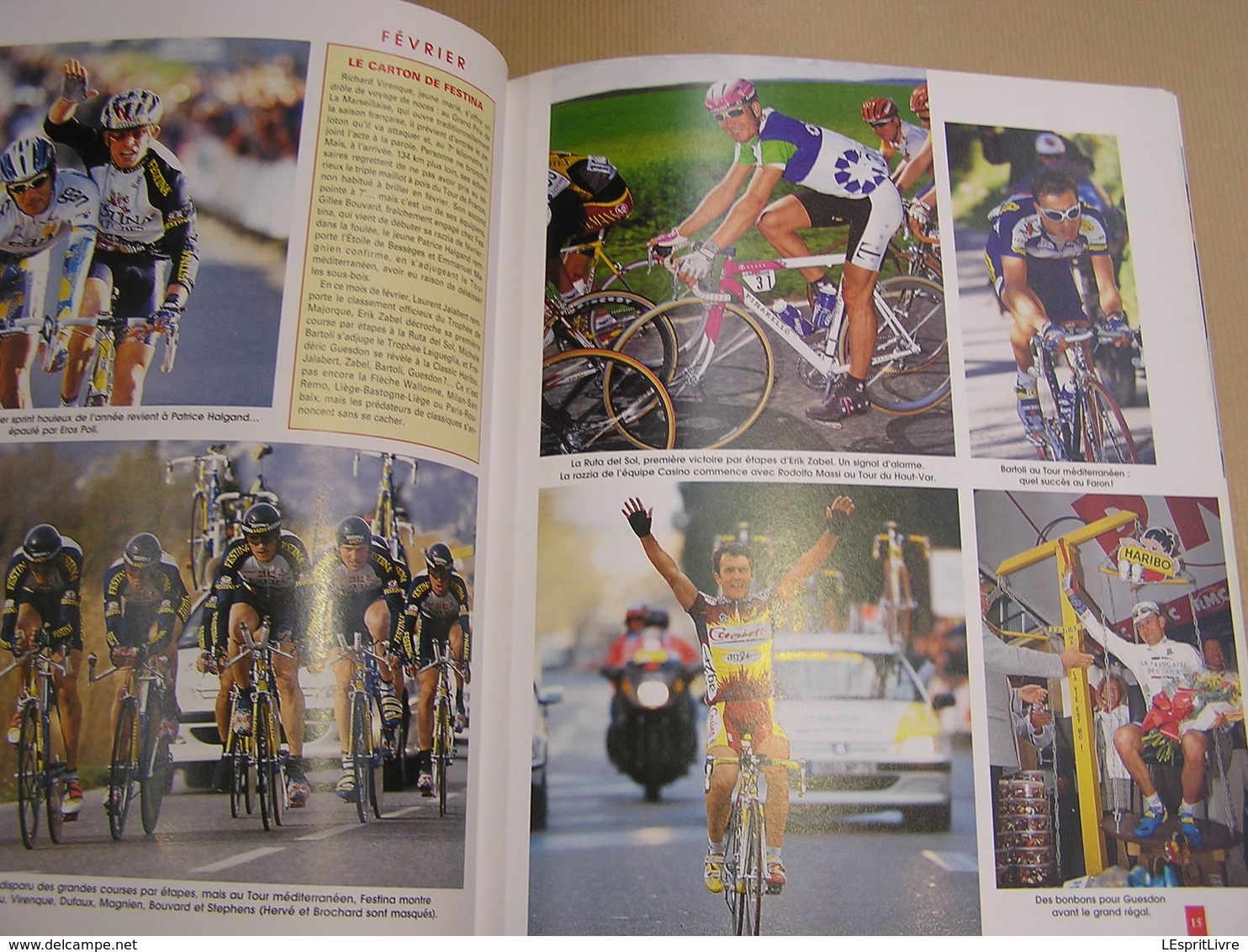 LE LIVRE D'OR DU CYCLISME 1997 Course Cycliste Coureur Sprint Palmarès Résultats Classiques Tour Italie France Flandres