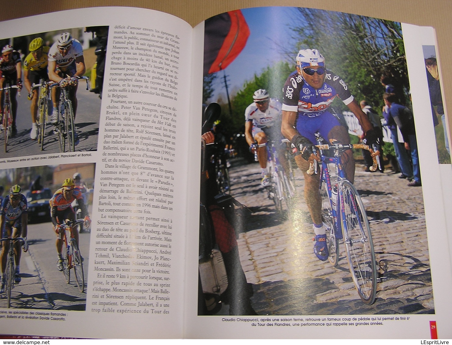 LE LIVRE D'OR DU CYCLISME 1997 Course Cycliste Coureur Sprint Palmarès Résultats Classiques Tour Italie France Flandres