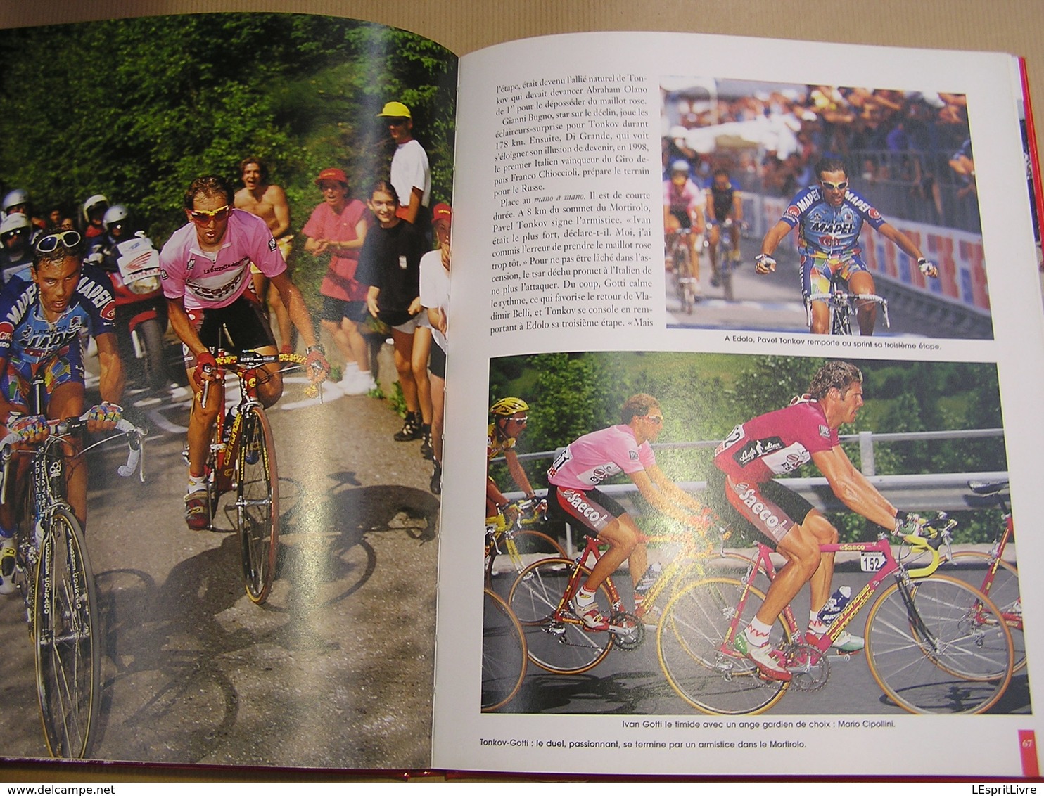 LE LIVRE D'OR DU CYCLISME 1997 Course Cycliste Coureur Sprint Palmarès Résultats Classiques Tour Italie France Flandres