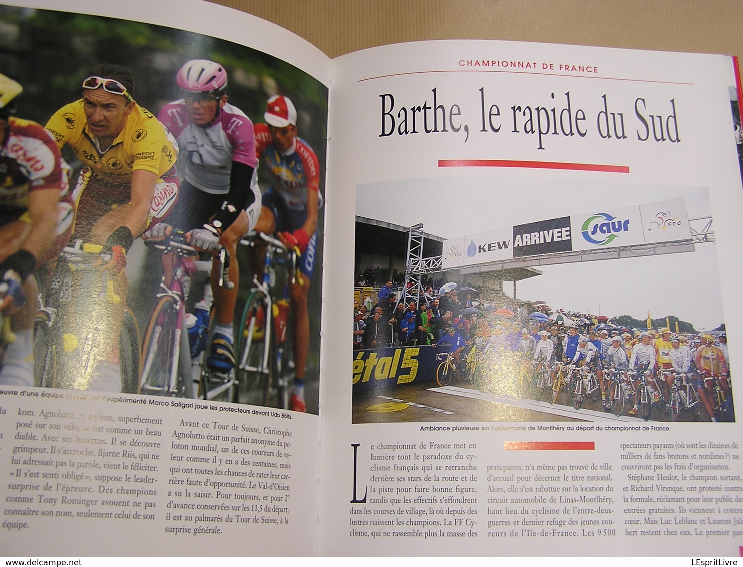 LE LIVRE D'OR DU CYCLISME 1997 Course Cycliste Coureur Sprint Palmarès Résultats Classiques Tour Italie France Flandres