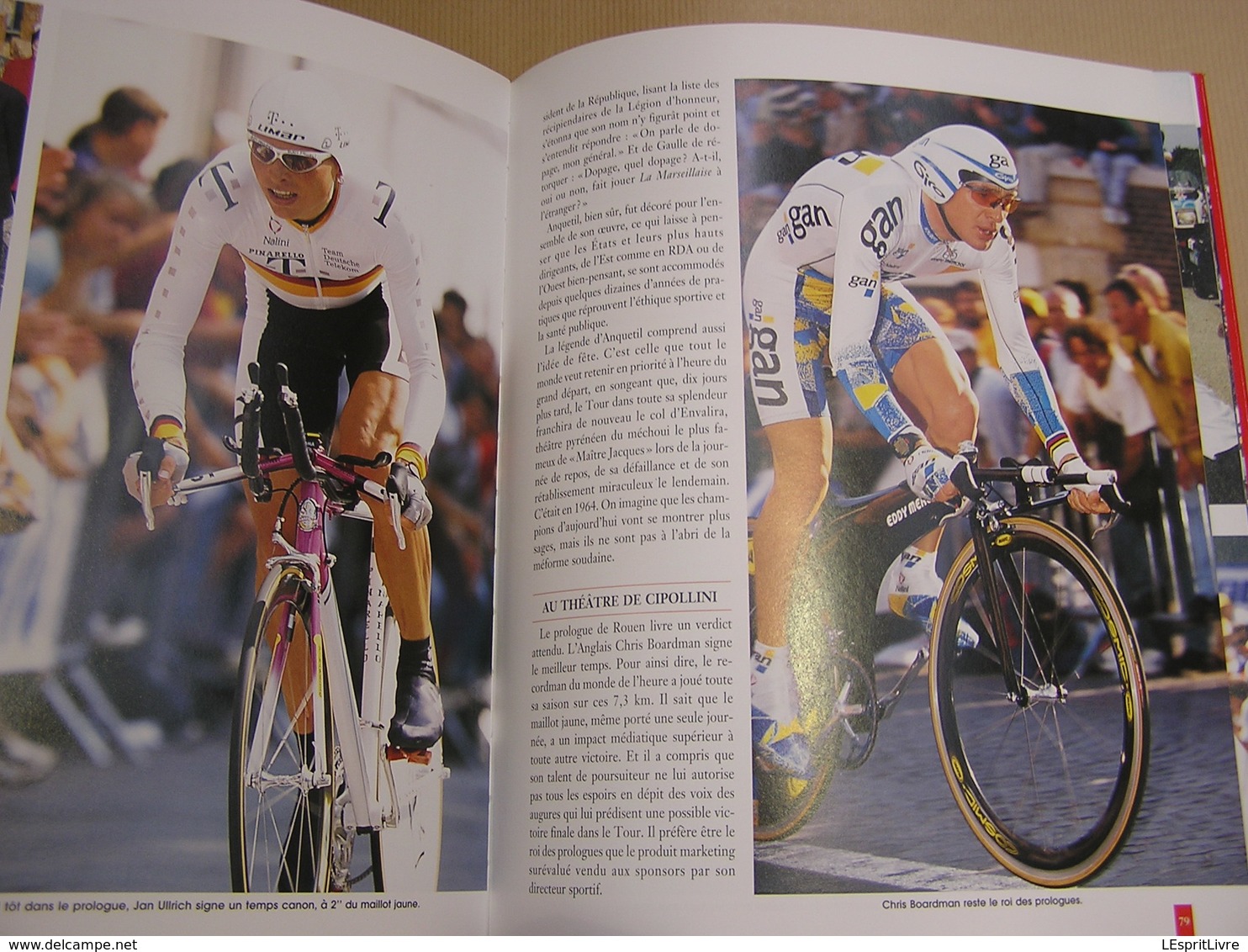 LE LIVRE D'OR DU CYCLISME 1997 Course Cycliste Coureur Sprint Palmarès Résultats Classiques Tour Italie France Flandres