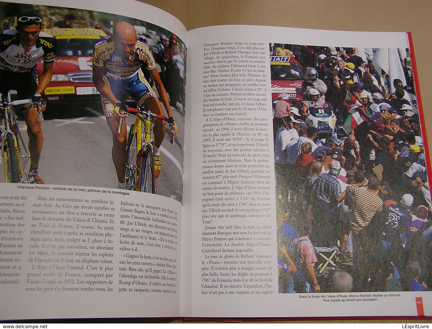 LE LIVRE D'OR DU CYCLISME 1997 Course Cycliste Coureur Sprint Palmarès Résultats Classiques Tour Italie France Flandres