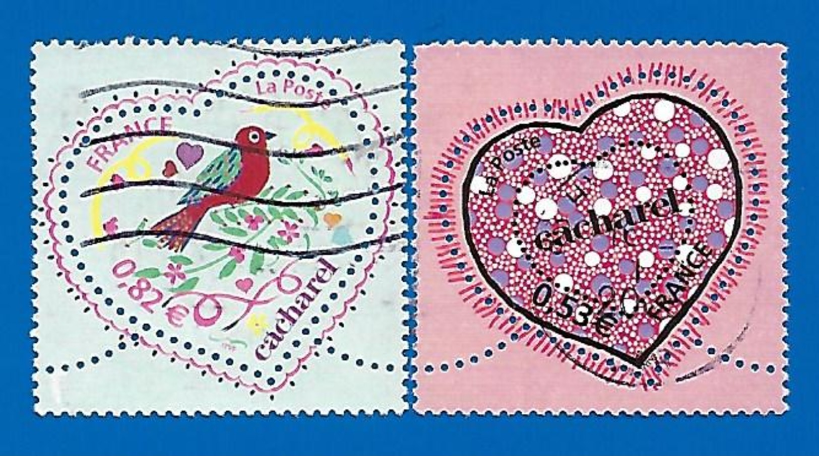 2005 - Saint Valentin  N°3747 Et 3748 - Gebraucht