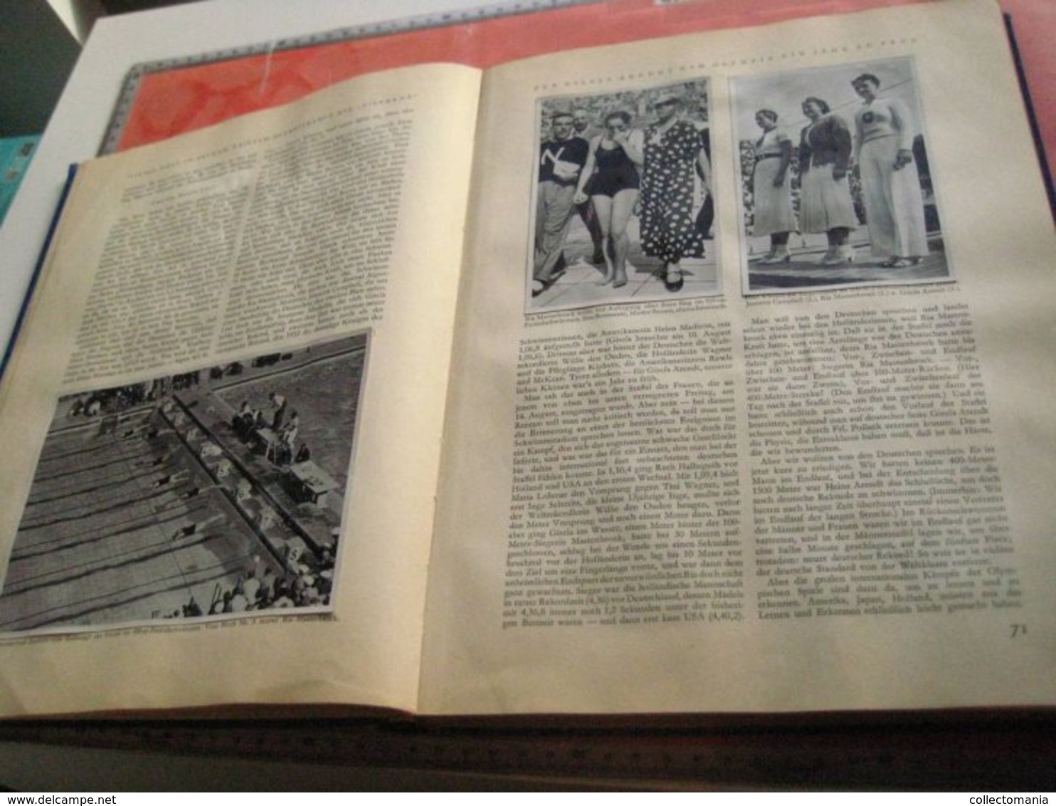 1936  fulll set glued in original album Olympic games atlets BERLIN, photos stunning Nazi reich cigarettescards football