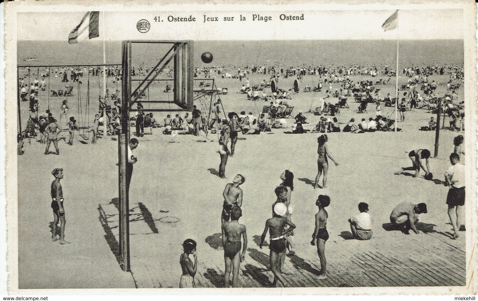 OOSTENDE-OSTENDE- BASKET BALL SUR LA PLAGE - Oostende