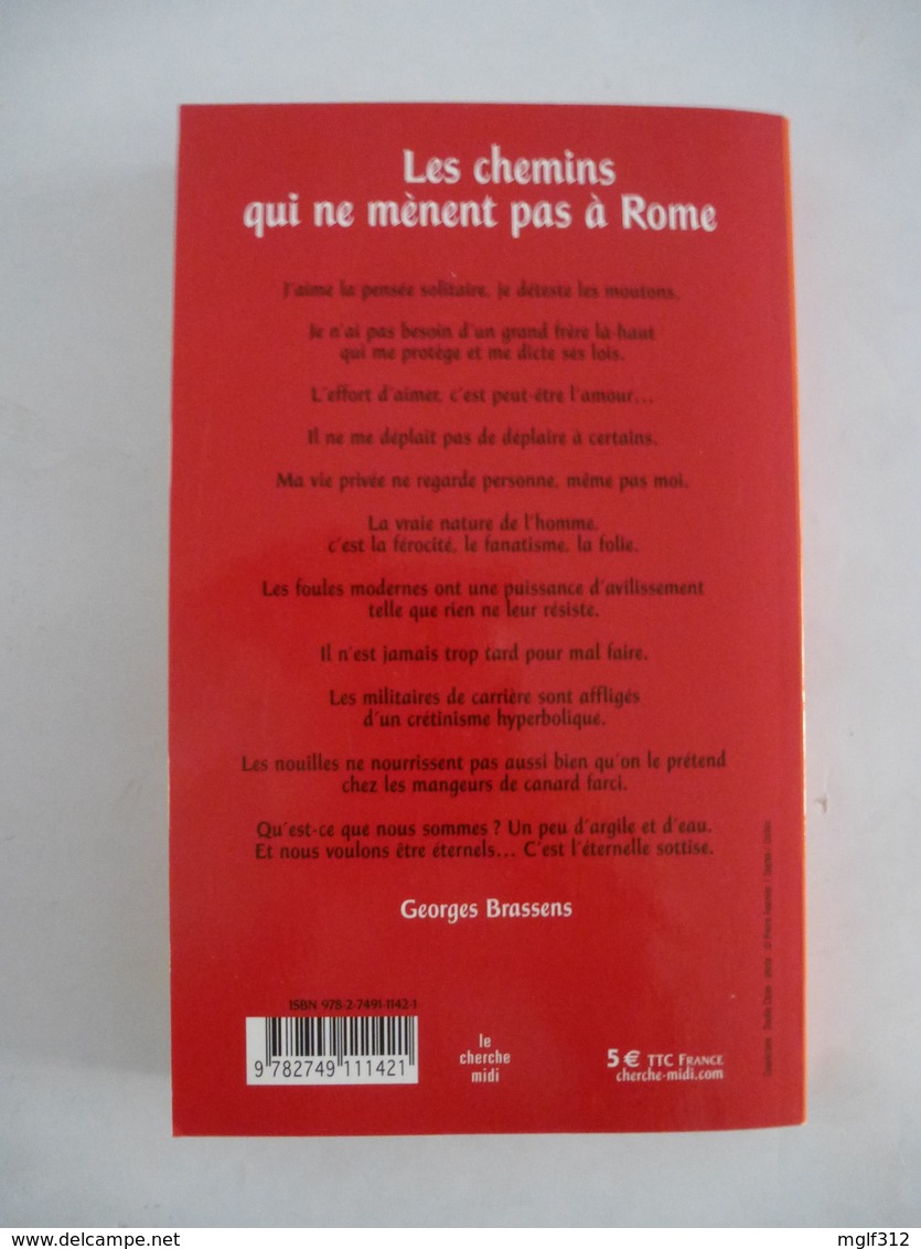 GEORGES BRASSENS : Les Chemins Qui Ne Mènent Pas à Rome - Edition De 2008 - Détails Sur Les Scans. - Musique