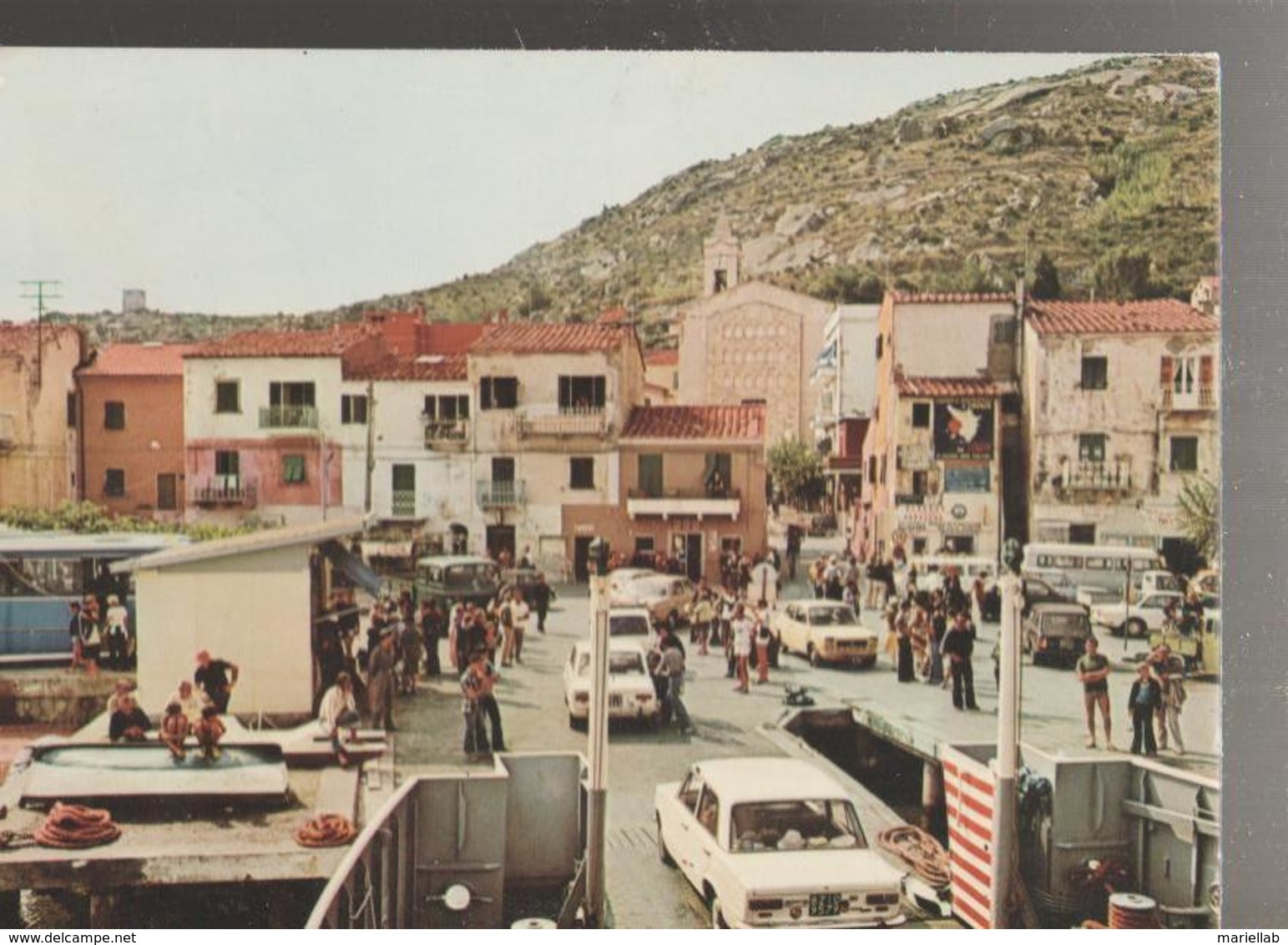 ,SOLA DEL GIGLIO LO SBARCADERO,PANORAMICA.VIAGGIATA-.1975-F.G.-NM.809 - Grosseto