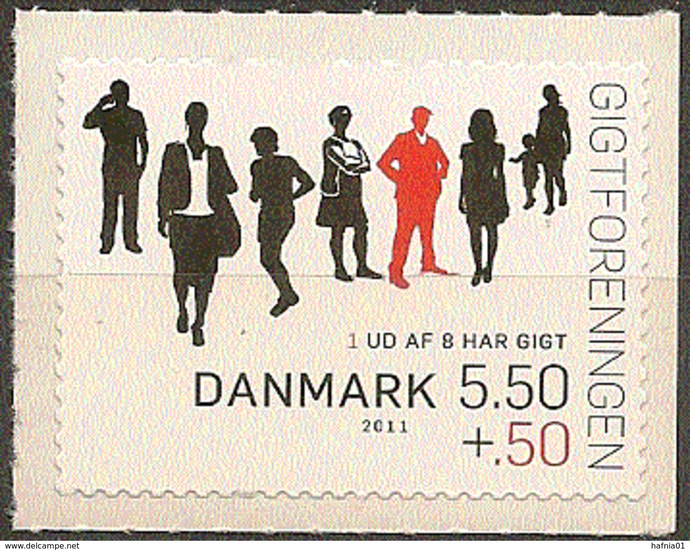 Denmark 2011. 15  Anniv  Danish Gout Association Michel 1628 A  MNH. - Unused Stamps