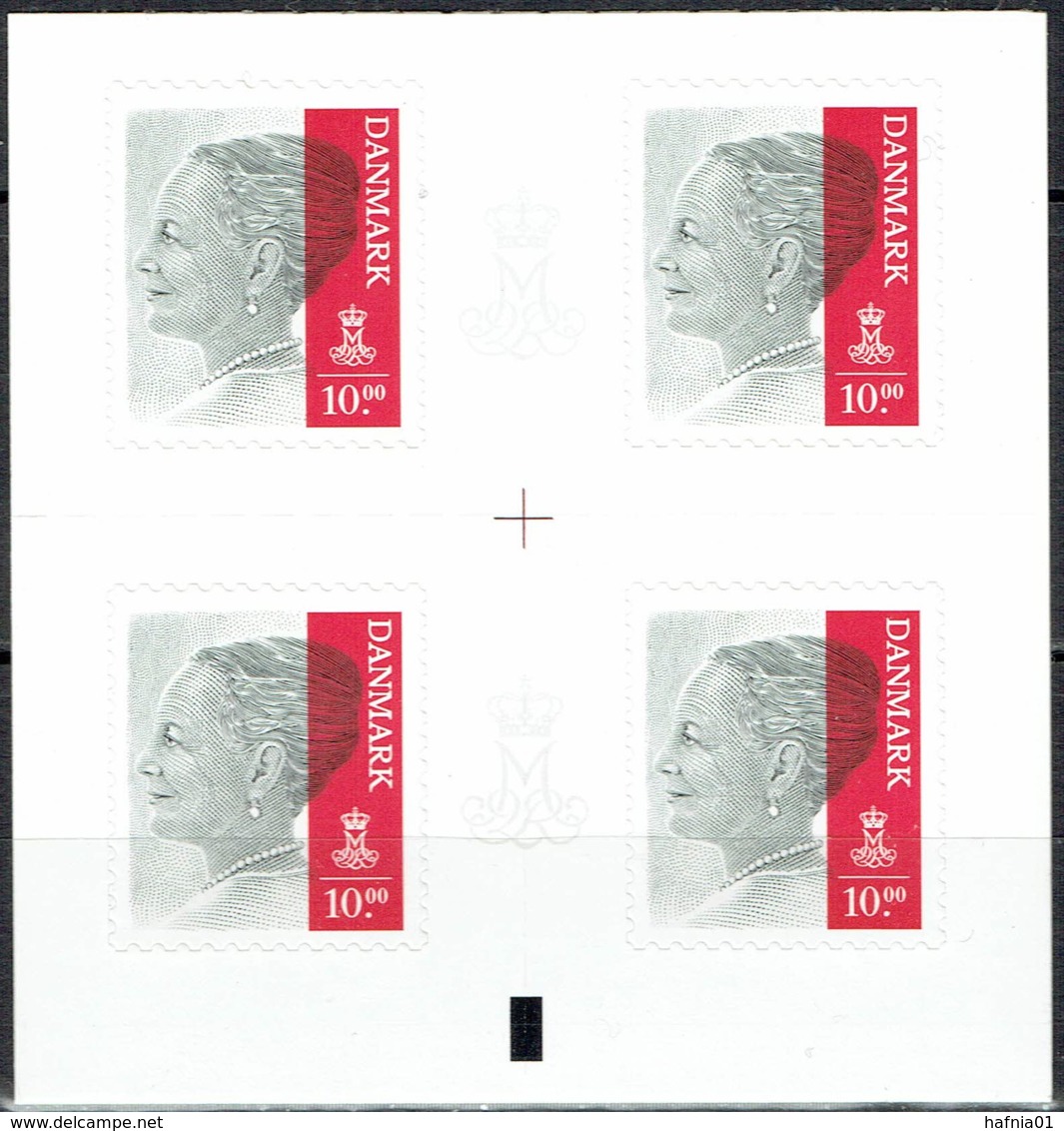Martin Mörck. Denmark 2014.  Queen Margrethe II .   Michel 1805 I, 4-block With Marking.  MNH. - Nuovi