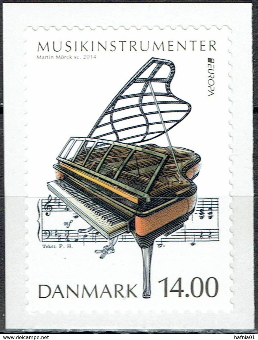 Denmark 2014.  CEPT: Folk Music Instruments.  Michel 1771.   MNH. - Nuevos