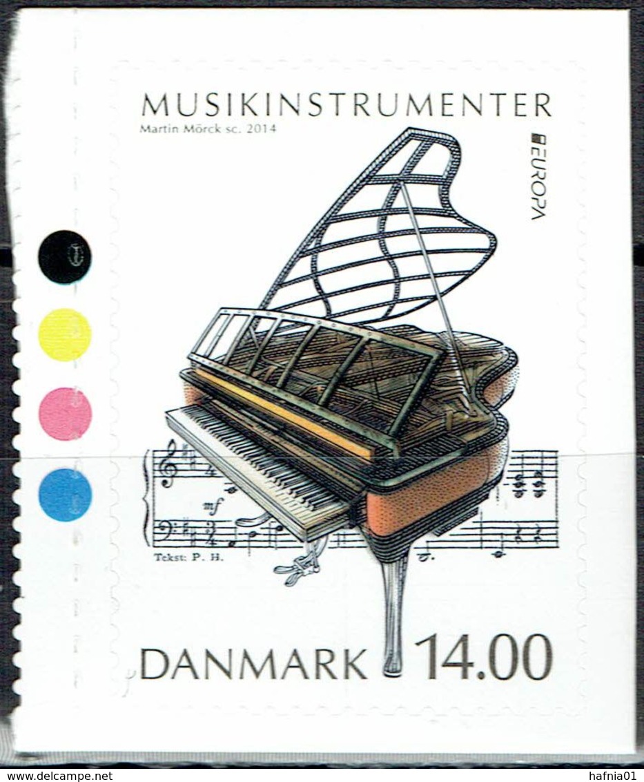 Denmark 2014.  CEPT: Folk Music Instruments.  Michel 1771.   MNH. - Nuevos